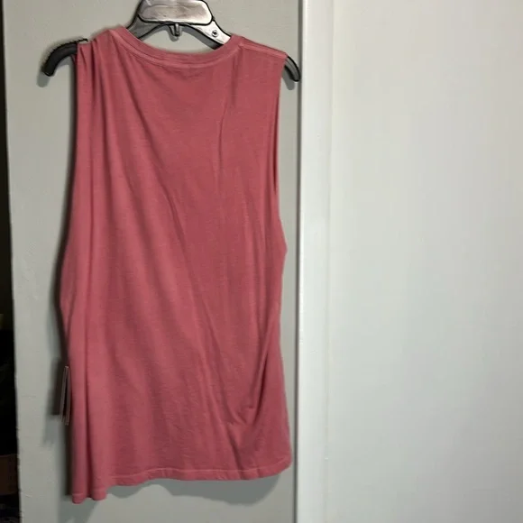Mother Pink The Sleeveless Rowdy Tank Top - AS IS NWT - PMG Mauve Glow Play Date - Picture 5 of 9